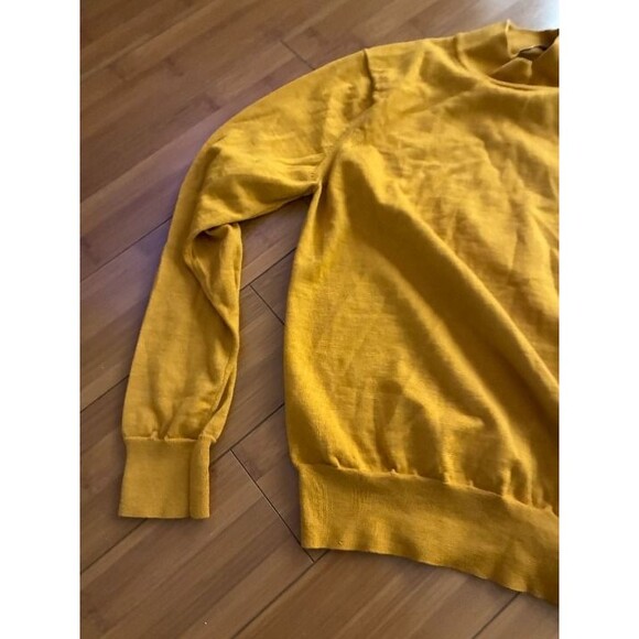 SANDRO PARIS Women's Designer Pullover Sweater Medium Yellow Long Sleeve - Picture 2 of 6